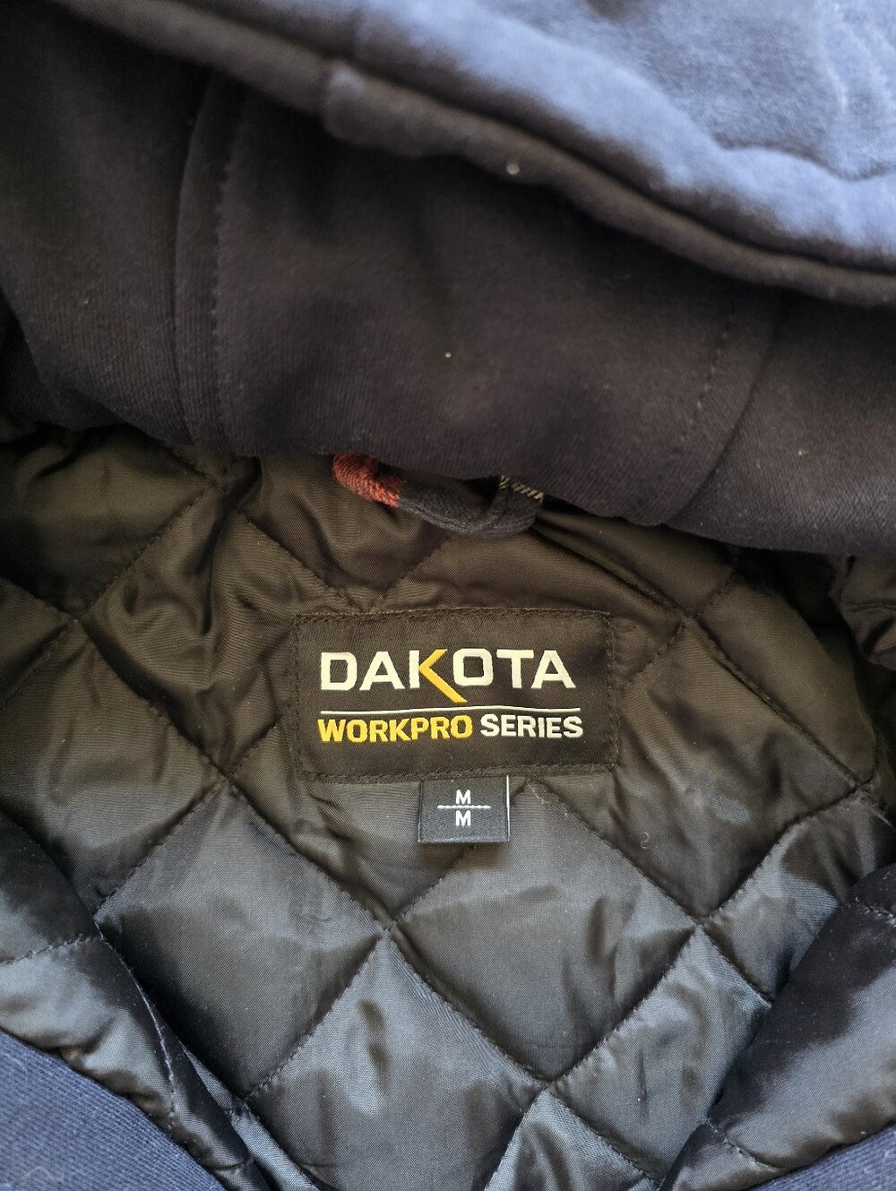 Dakota WorkPro Men’s Medium Plaid Quilted Hooded Work Jacket - Picture 5 of 14